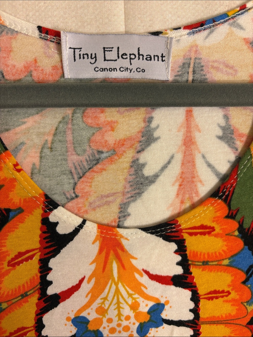 Colorful Boho Floral Maxi Dress with pockets! - Tiny Elephant Canon City, CO - Picture 2 of 8